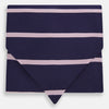 View 1 of product Pink Stripe and Navy Silk Cravat