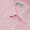 View 5 of product Light Pink Gingham Check Shirt with T&amp;A Collar and 3-Button Cuffs