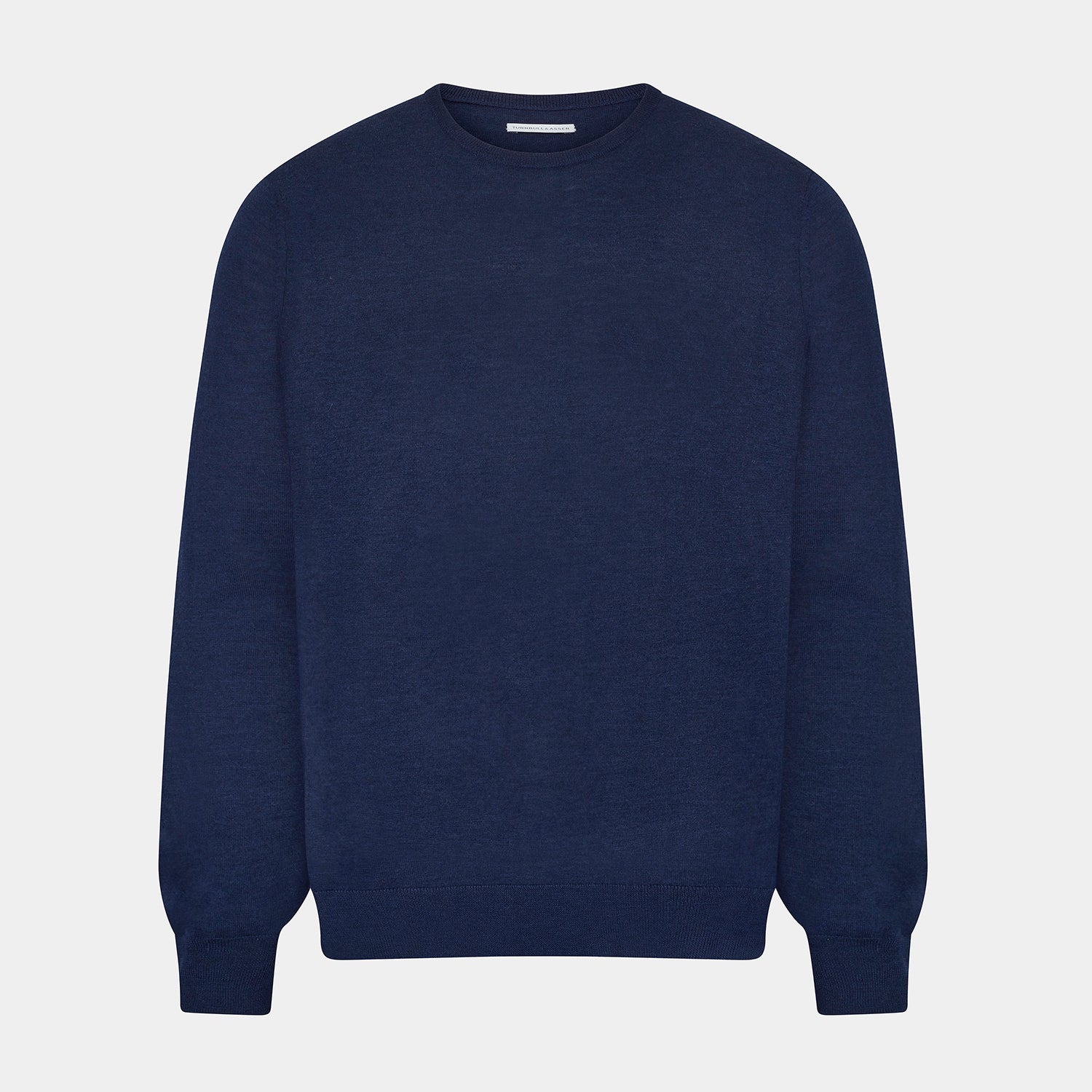 View 1 of product Navy Merino Round Neck Jumper