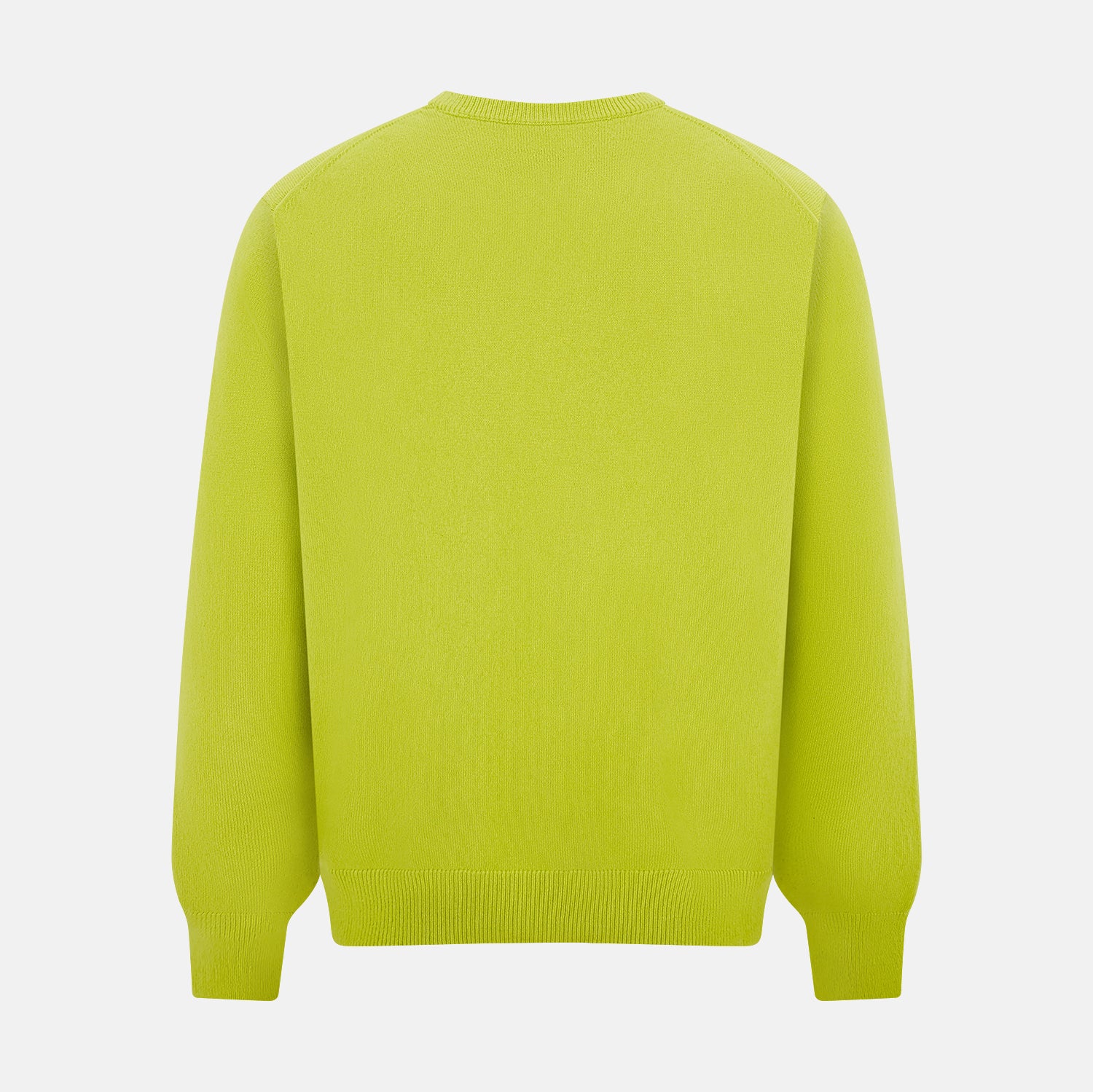View 8 of product Lemon Green Cashmere Round Neck Jumper