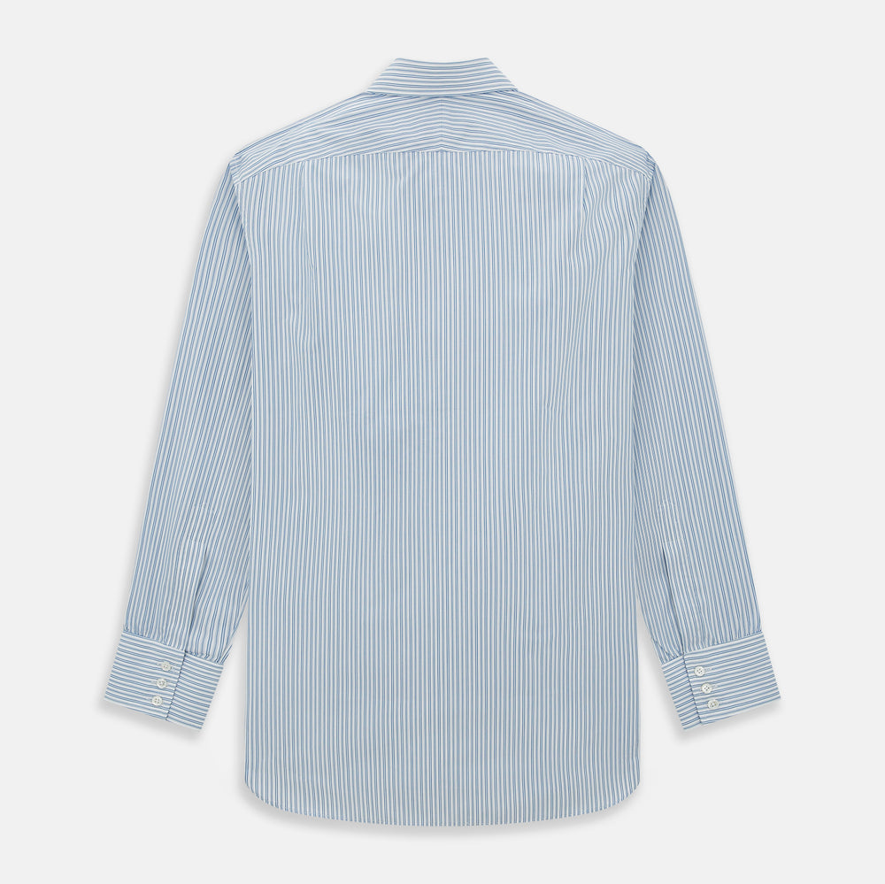 Sky Blue Double Stripe Mayfair Shirt