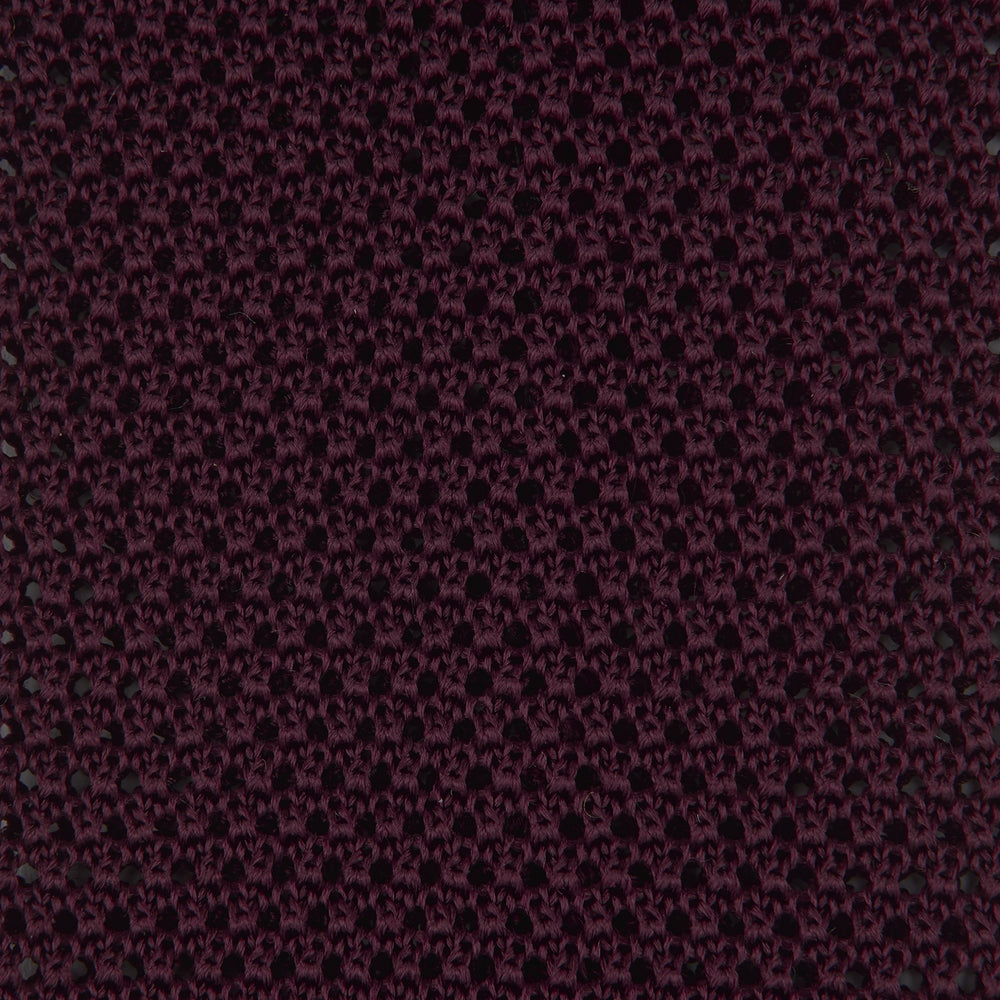 MTIE011-ZAI003 TIES 7.5CM, PLAIN, BURGUNDY