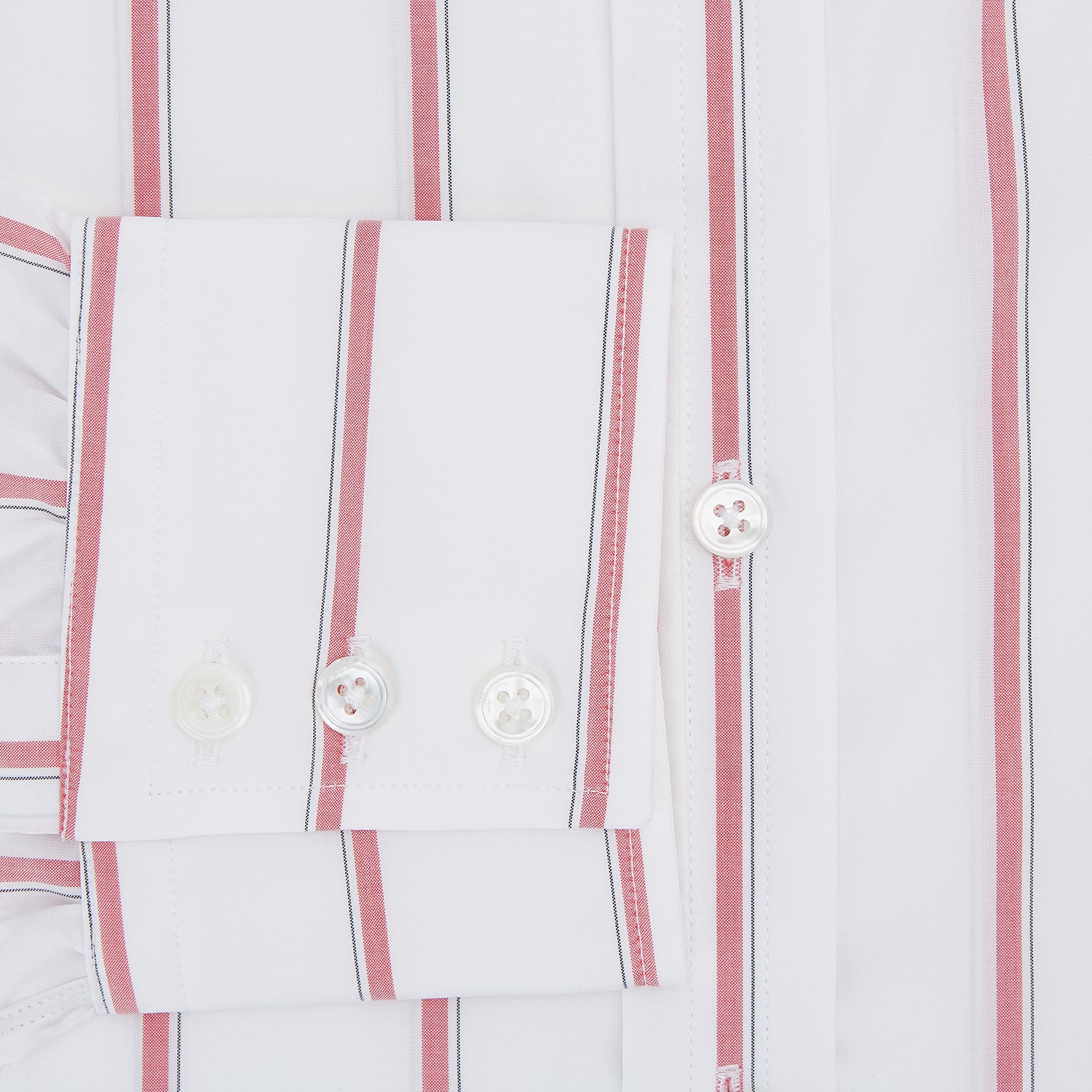 View 4 of product Coral Track Stripe Mayfair Shirt