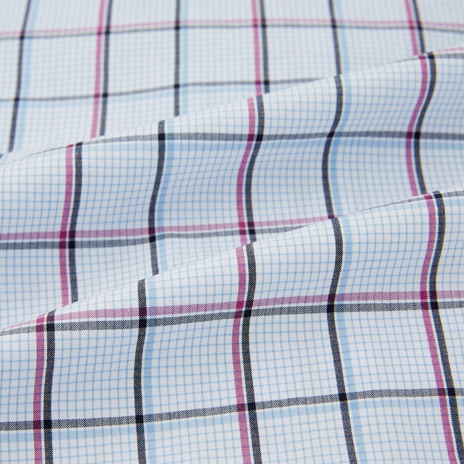 View 6 of product Burgundy and Blue Check Pyjama Shirt