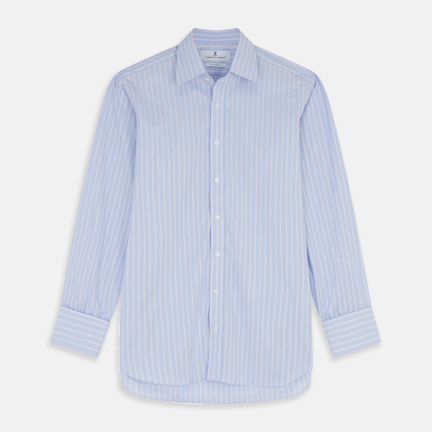 View 1 of product Blue Multi Stripe Cotton Regular Fit Whitby Shirt