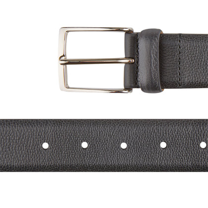 Grained Classic Dress Belt Image 1