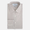 View 5 of product Coffee Shadow Stripe Mayfair Shirt