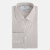 Coffee Shadow Stripe Mayfair Shirt