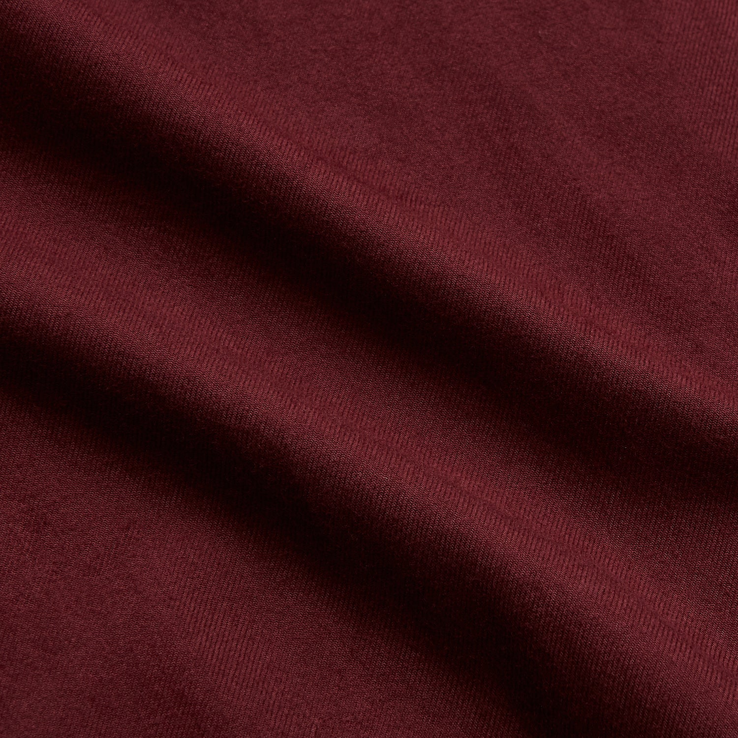 View 4 of product Burgundy Cotton-Cashmere Kimono Gown