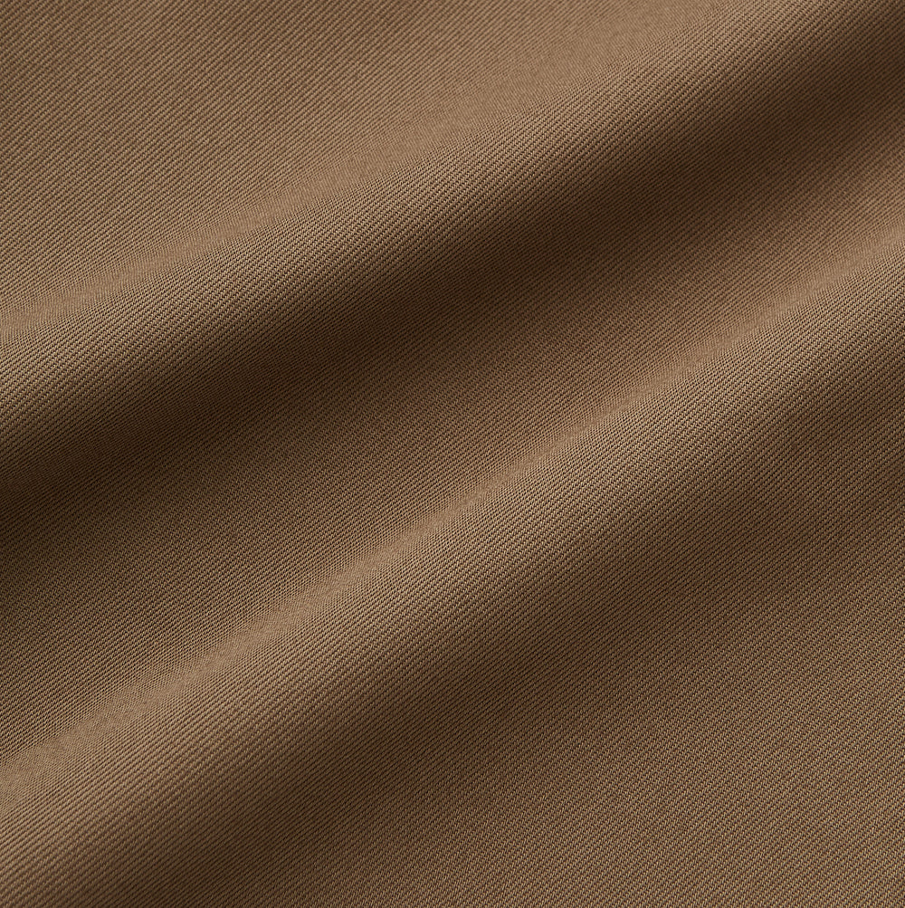 Khaki Weekend Fit Hayne Shirt With Dorset Collar And 1-Button Cuffs