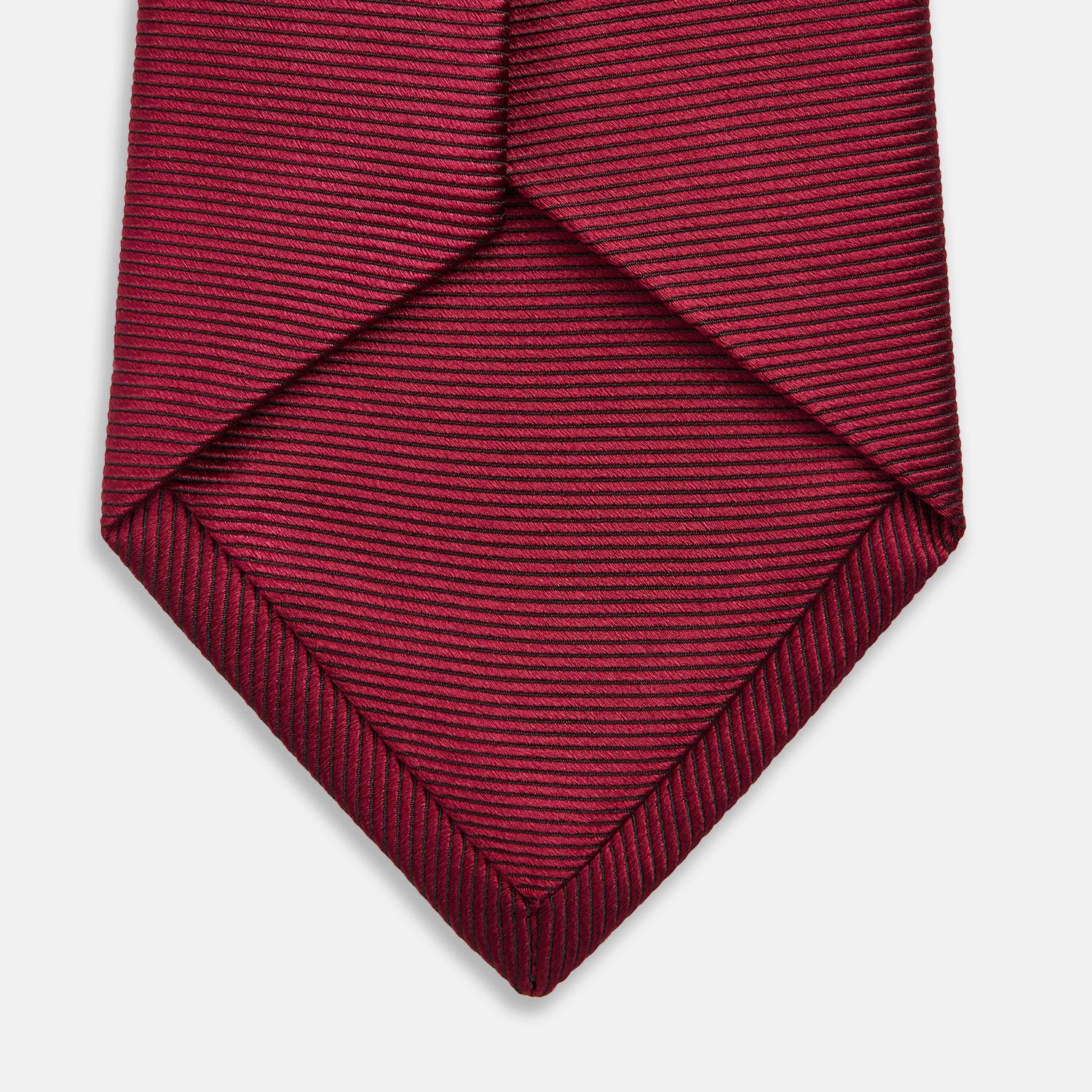 View 4 of product HORIZONTAL TWILL BURGUNDY TIE