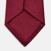 HORIZONTAL TWILL BURGUNDY TIE