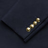 View 4 of product Navy Plain Wool Single Breasted Blazer