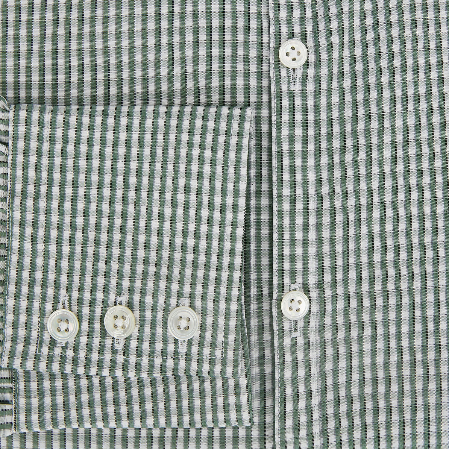 View 4 of product MELON GREEN MICRO SHADOW CHECK WESTMINSTER SHIRT