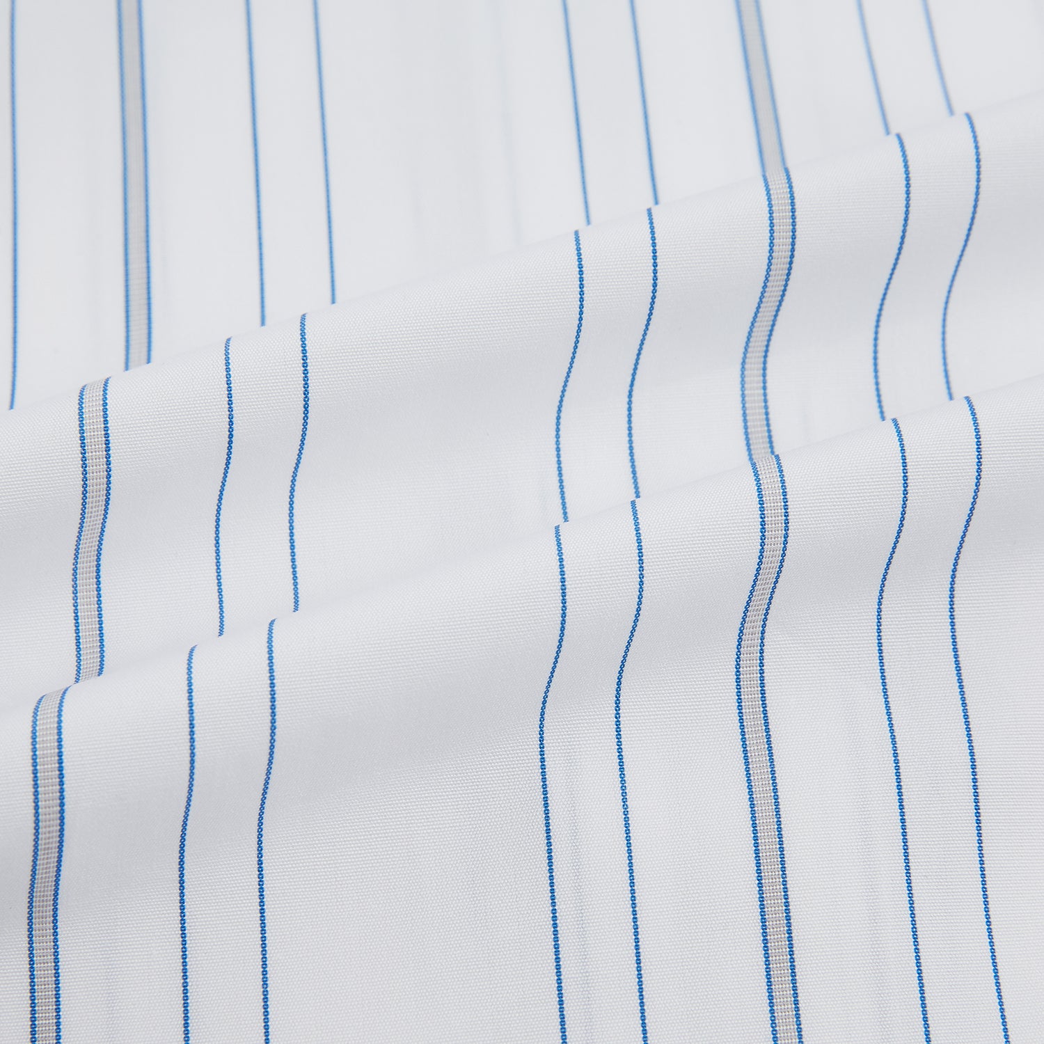 View 6 of product Pale Blue Multi Stripe Mayfair Shirt