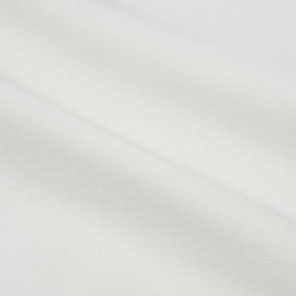 Cream Silk Tailored Fit Shirt Image 4