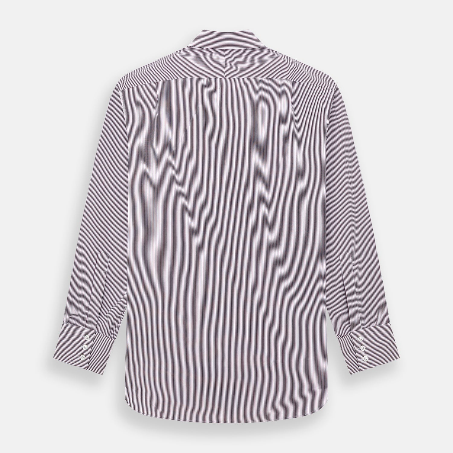 View 3 of product Burgundy Shadow Stripe Mayfair Shirt