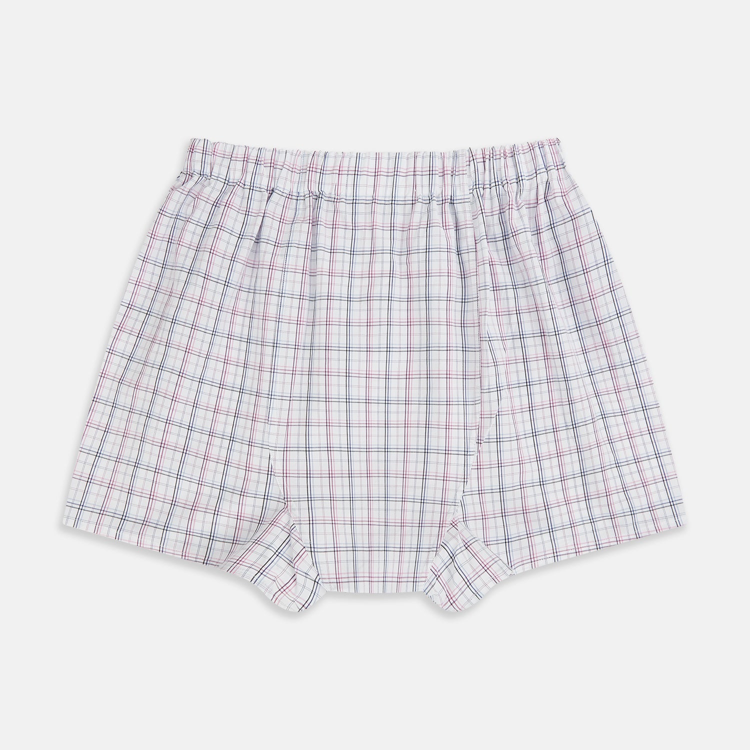 View 2 of product Purple and Orange Multi Graph Check Godfrey Boxer Shorts