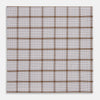 View 1 of product Hand Rolled Brown Overlay Check Handkerchief