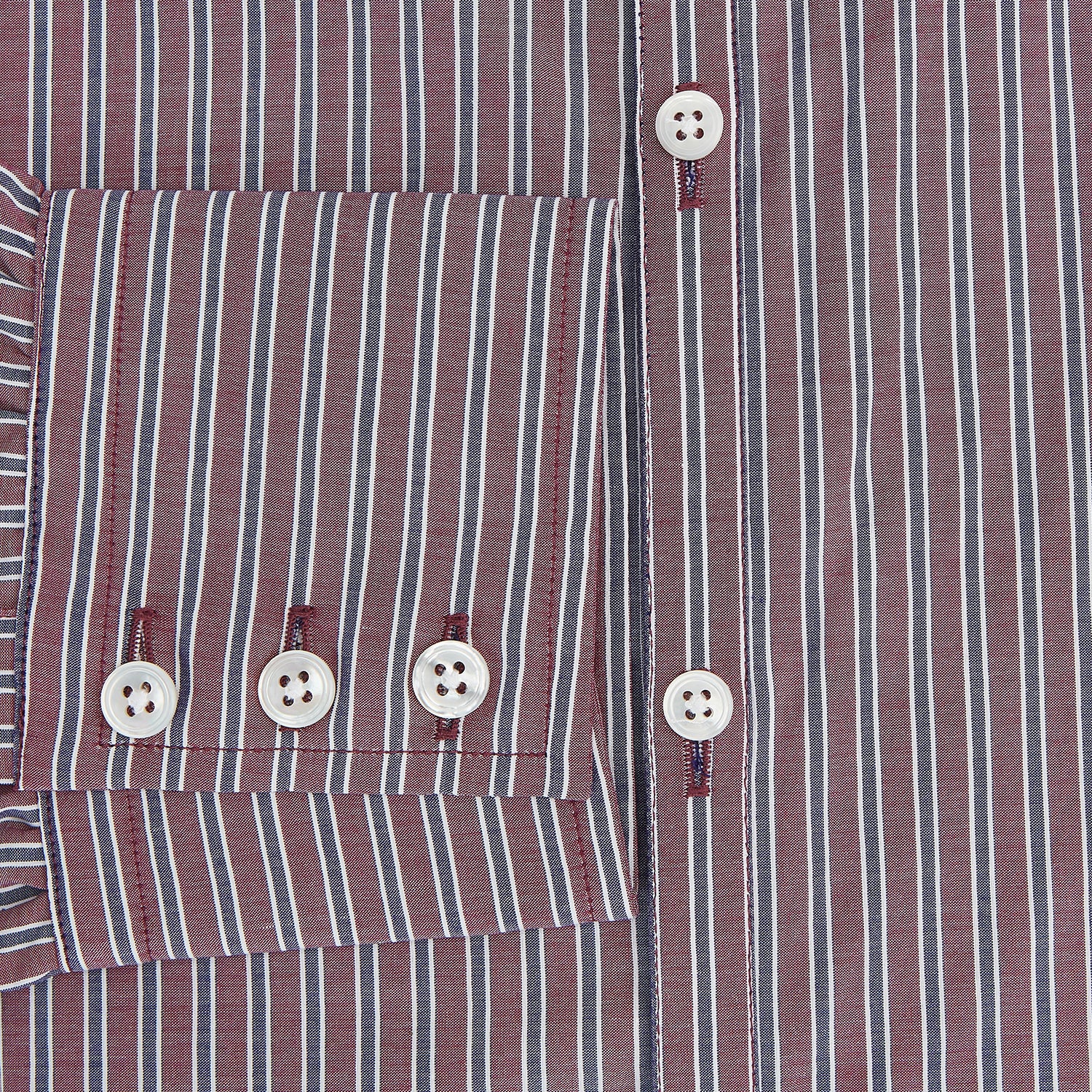 View 4 of product Wine Ticking Stripe Westminster Shirt