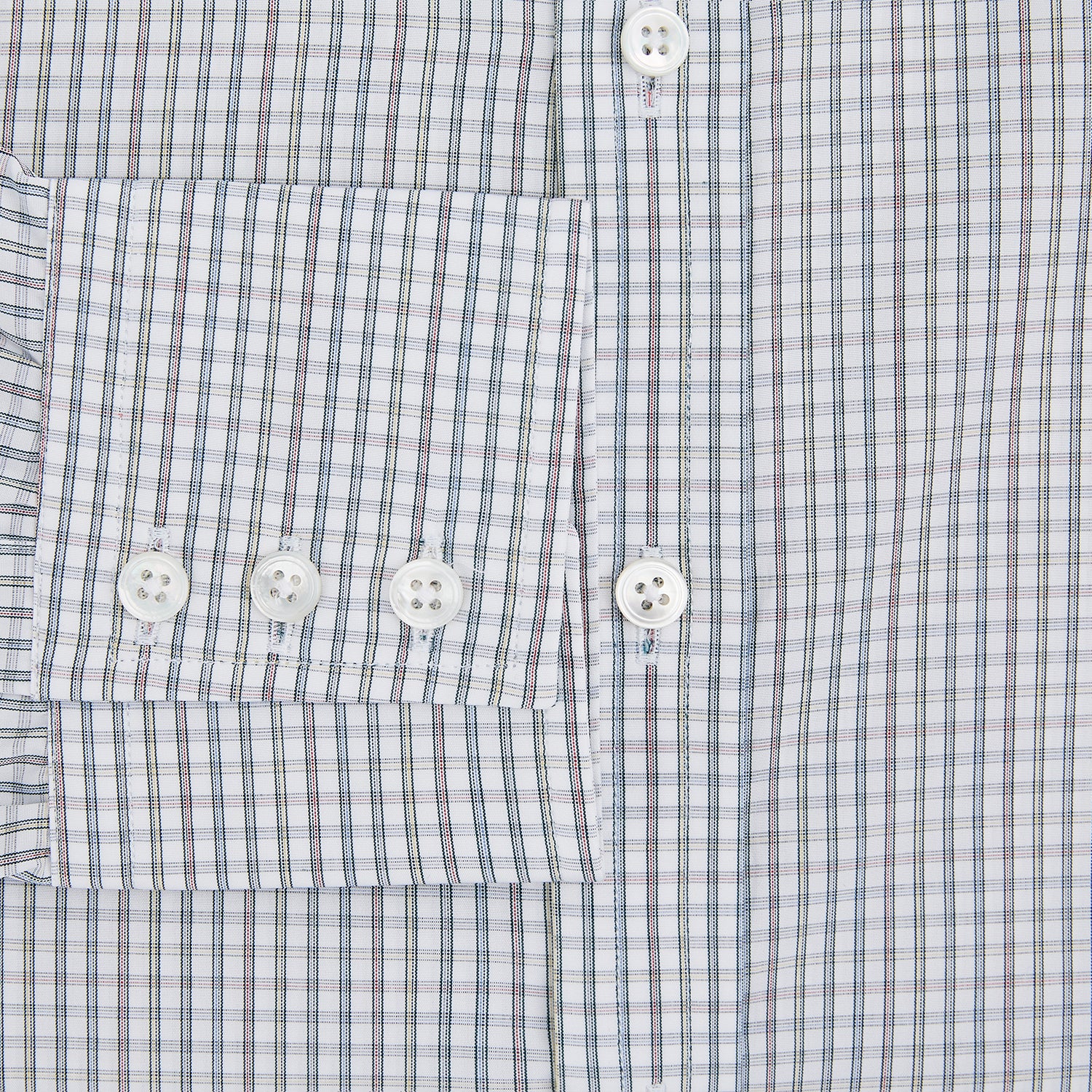View 4 of product Forest Green with Multi-Hued Graph Check Mayfair Shirt