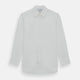 Plain White Cotton Shirt with T&A Collar and Double Cuffs