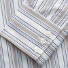 View 3 of product Sand Multi Stripe Regular Fit Shirt with T&A Collar & 3 Button Cuffs