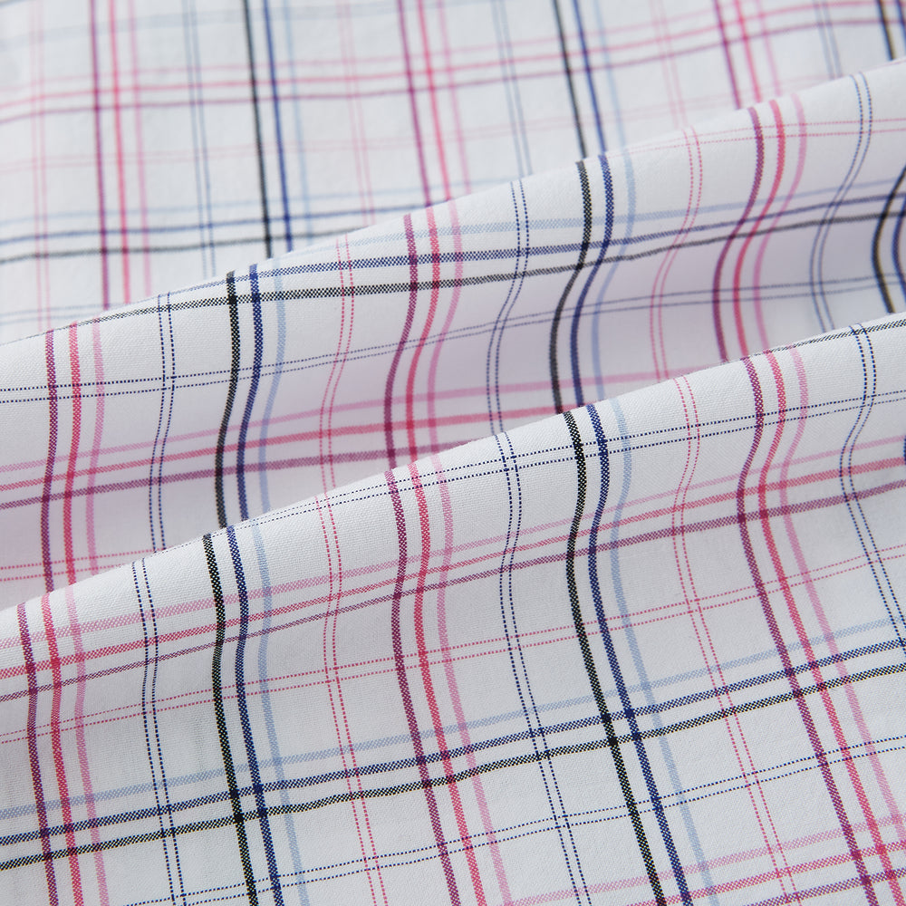 Purple and Blue Multi Check Westminster Shirt