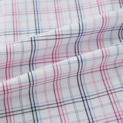 Purple and Blue Multi Check Westminster Shirt Image 7