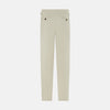 View 3 of product Taupe Cotton Blend Henry Trousers