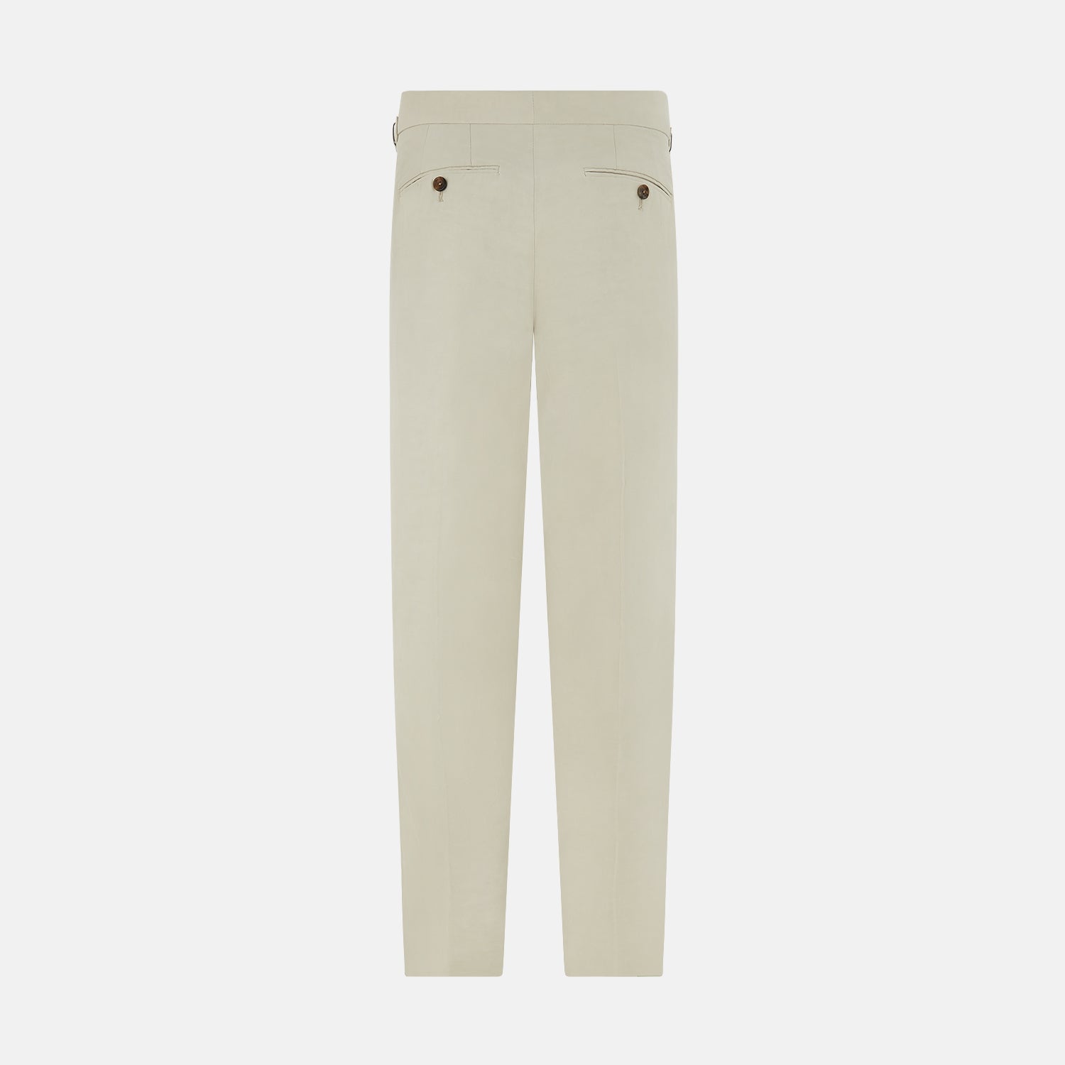 View 11 of product Taupe Cotton Blend Henry Trousers
