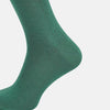 View 4 of product Forest Green/Navy Polka Dot Long Socks