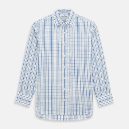 Blue Plaid Check Mayfair Shirt