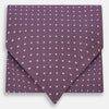 View 1 of product Lilac and Violet Micro Dot Silk Cravat