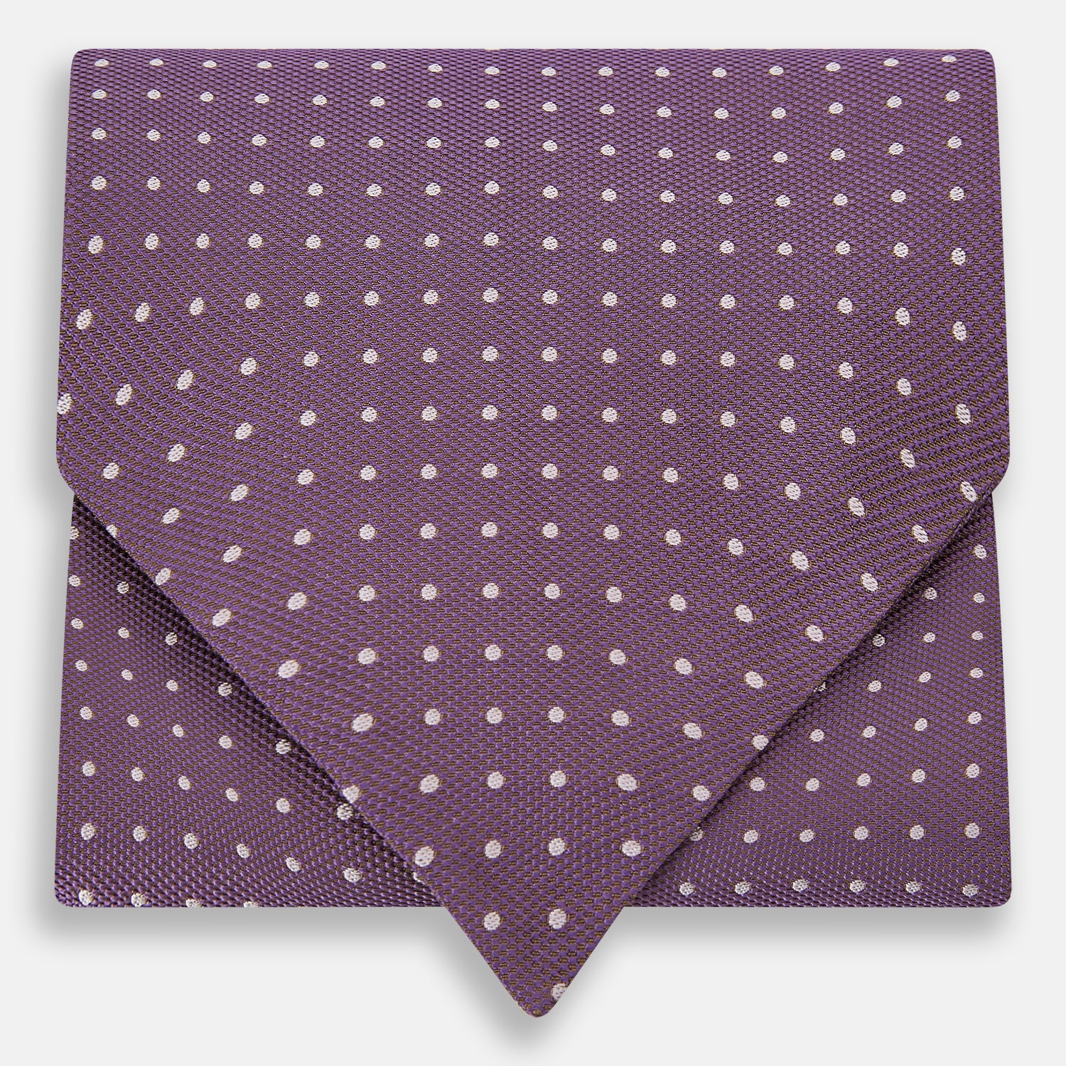 View 1 of product Lilac and Violet Micro Dot Silk Cravat