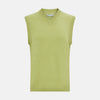 View 1 of product Melon Green Fine Merino V-Neck Vest