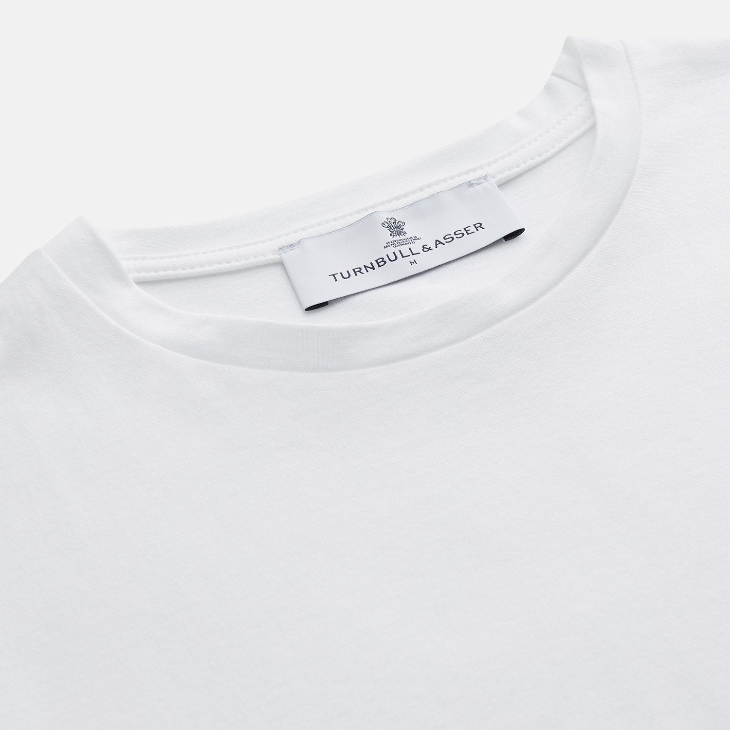 View 2 of product White Davey Cotton T-Shirt