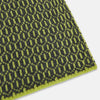 View 2 of product Graphite and Chartreuse Lemon Hexagon Cashmere Knitted Scarf