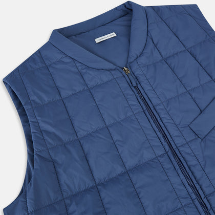 Azzurro Quilted Gilet