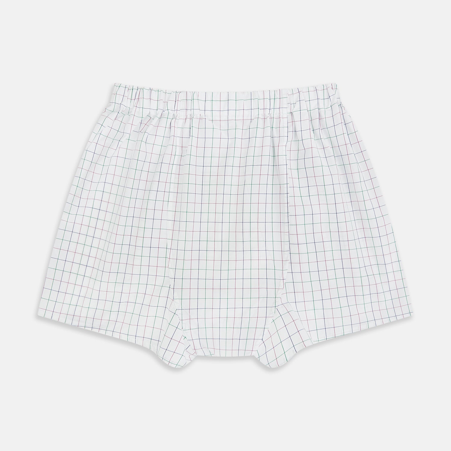 View 2 of product Pink Grid Check Godfrey Boxer Shorts