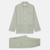 View 6 of product Green Check Modern Cotton Pyjama Set