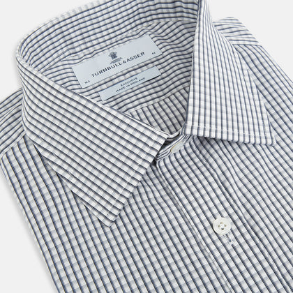 Grey Double Graph Mayfair Shirt Image 1