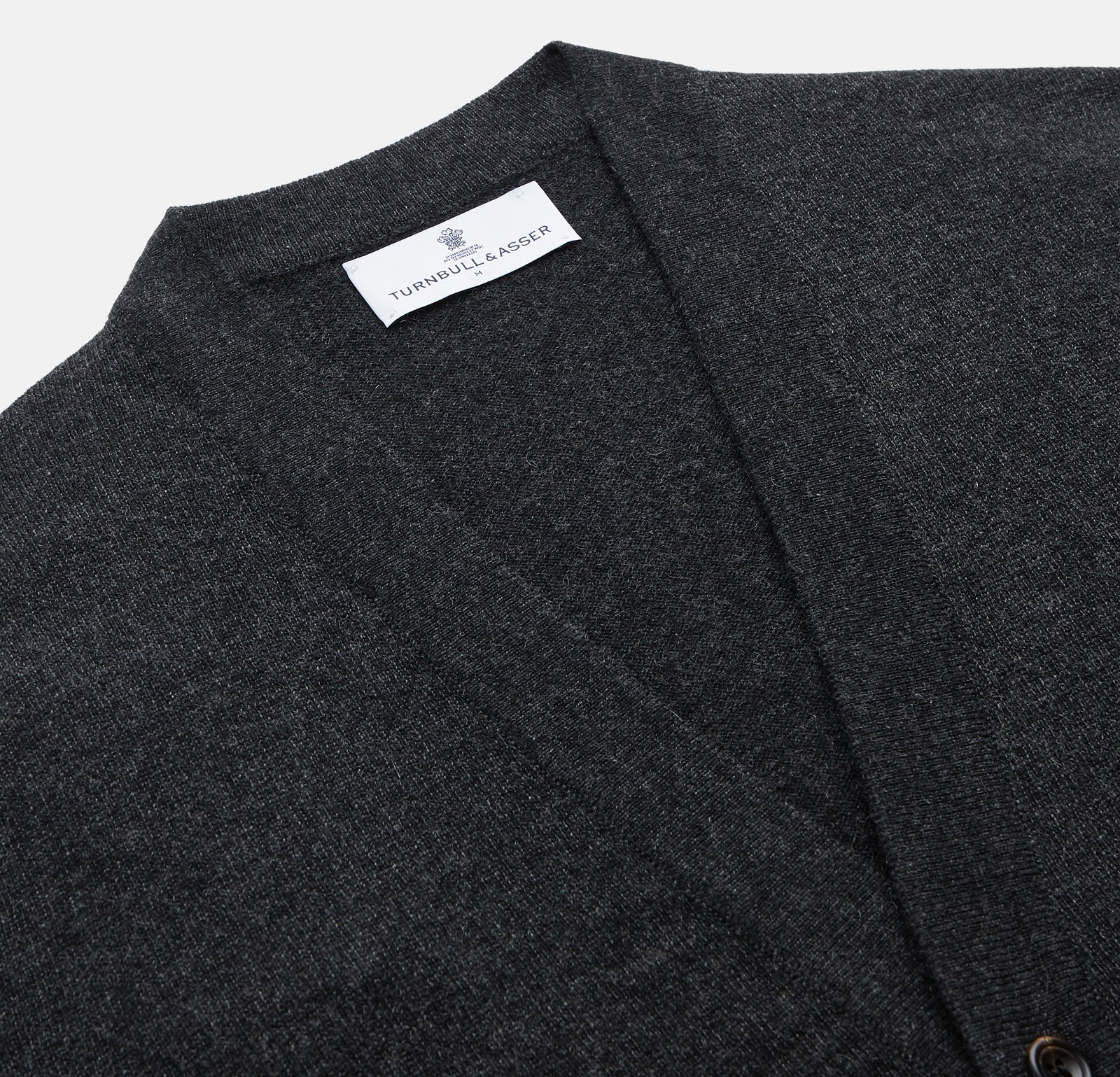 View 2 of product Charcoal Lachlan Cashmere Cardigan