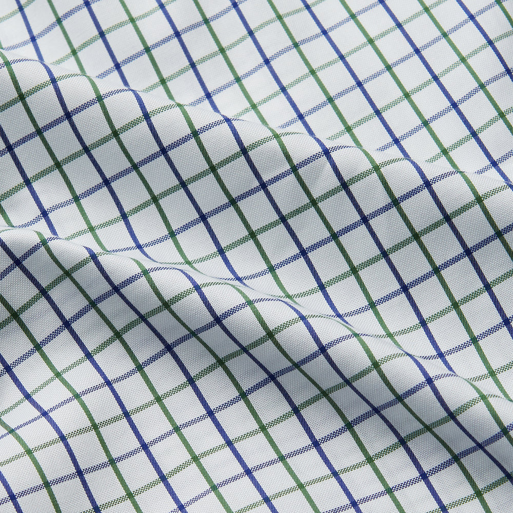 Green and Blue Check Cotton Hyde Pyjama Set