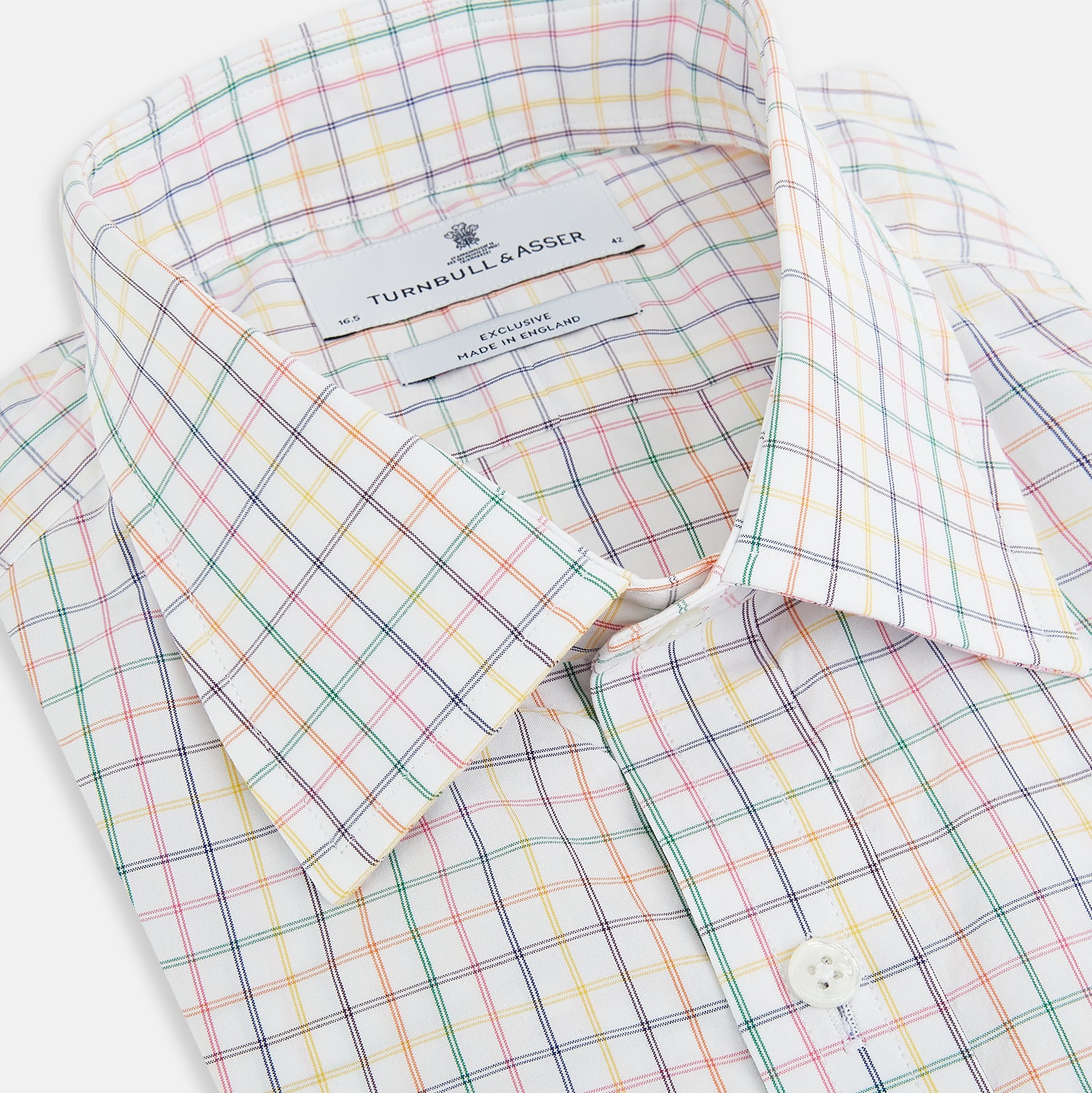 View 2 of product Rainbow Double Grid Check Mayfair Shirt