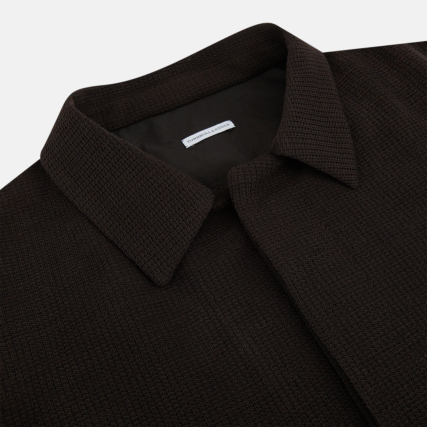 View 2 of product Dark Chocolate Greenwich Knitted Overshirt