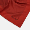 Red Stripe Silk Pocket Square