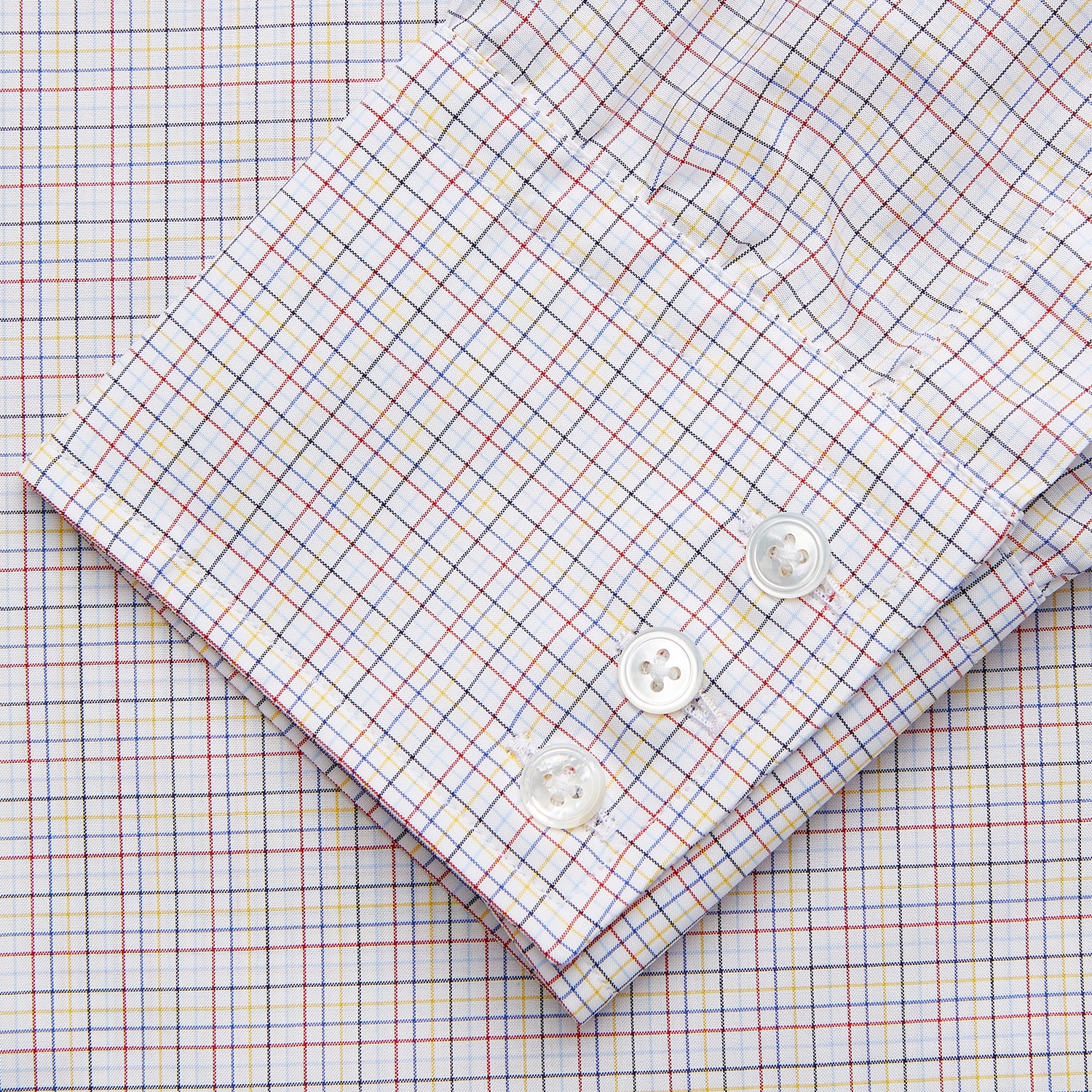 View 5 of product Red Multi Check Regular Fit Mayfair Shirt