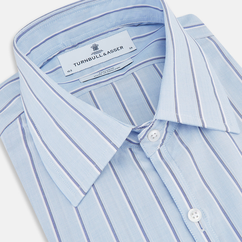 Blue and Navy Multi-Stripe Westminster Shirt