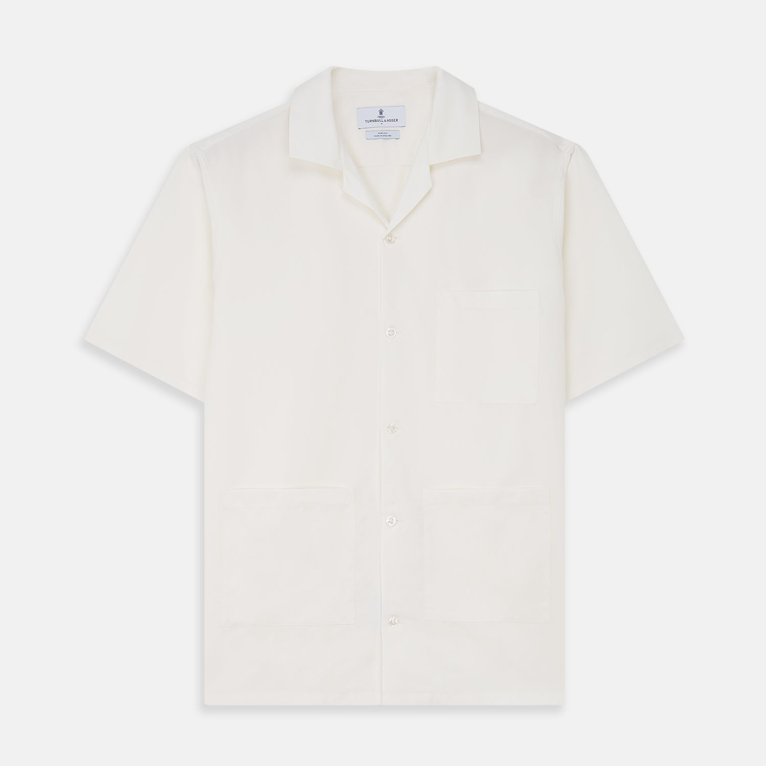 View 1 of product Cream Silk Holiday Fit Phillips Shirt